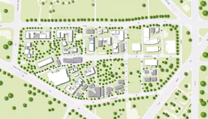 plan zabudowy lub szkic sytuacyjny